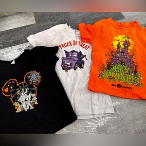 Disney Halloween T-Shirt Trio - Black, White, Orange